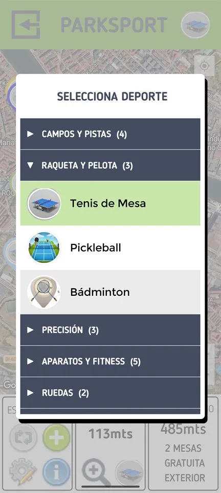 Lista de deportes por categorías